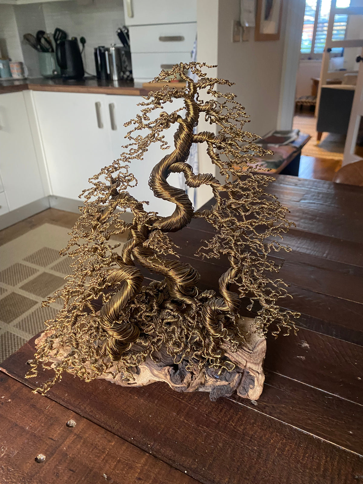 Upright/ InformalBonsai Sculpture (Bronze Color)
