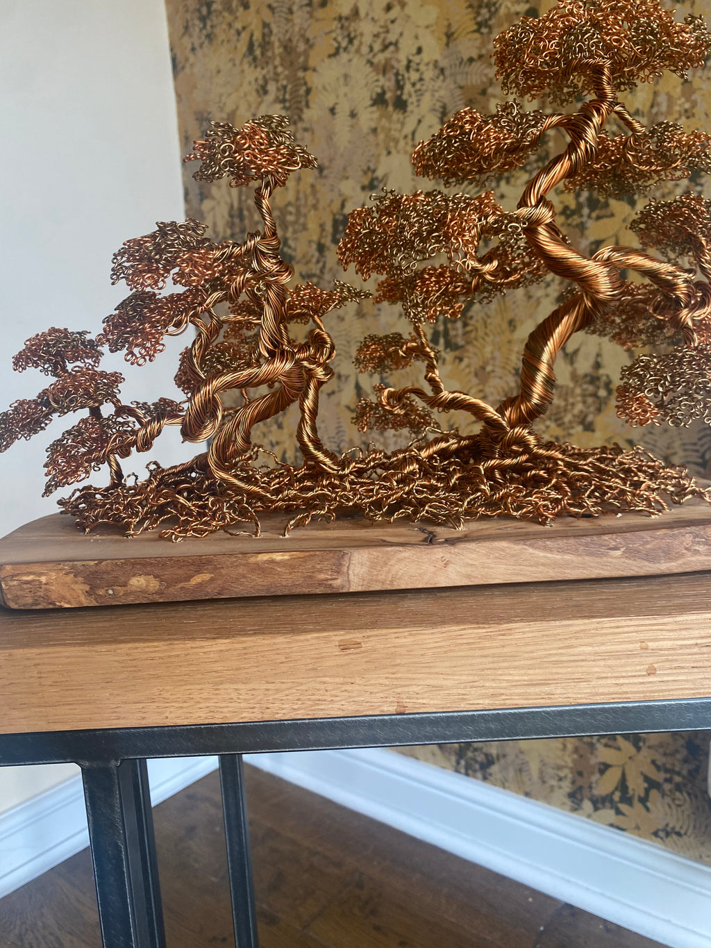 Autumn Themed Copper Sculpture