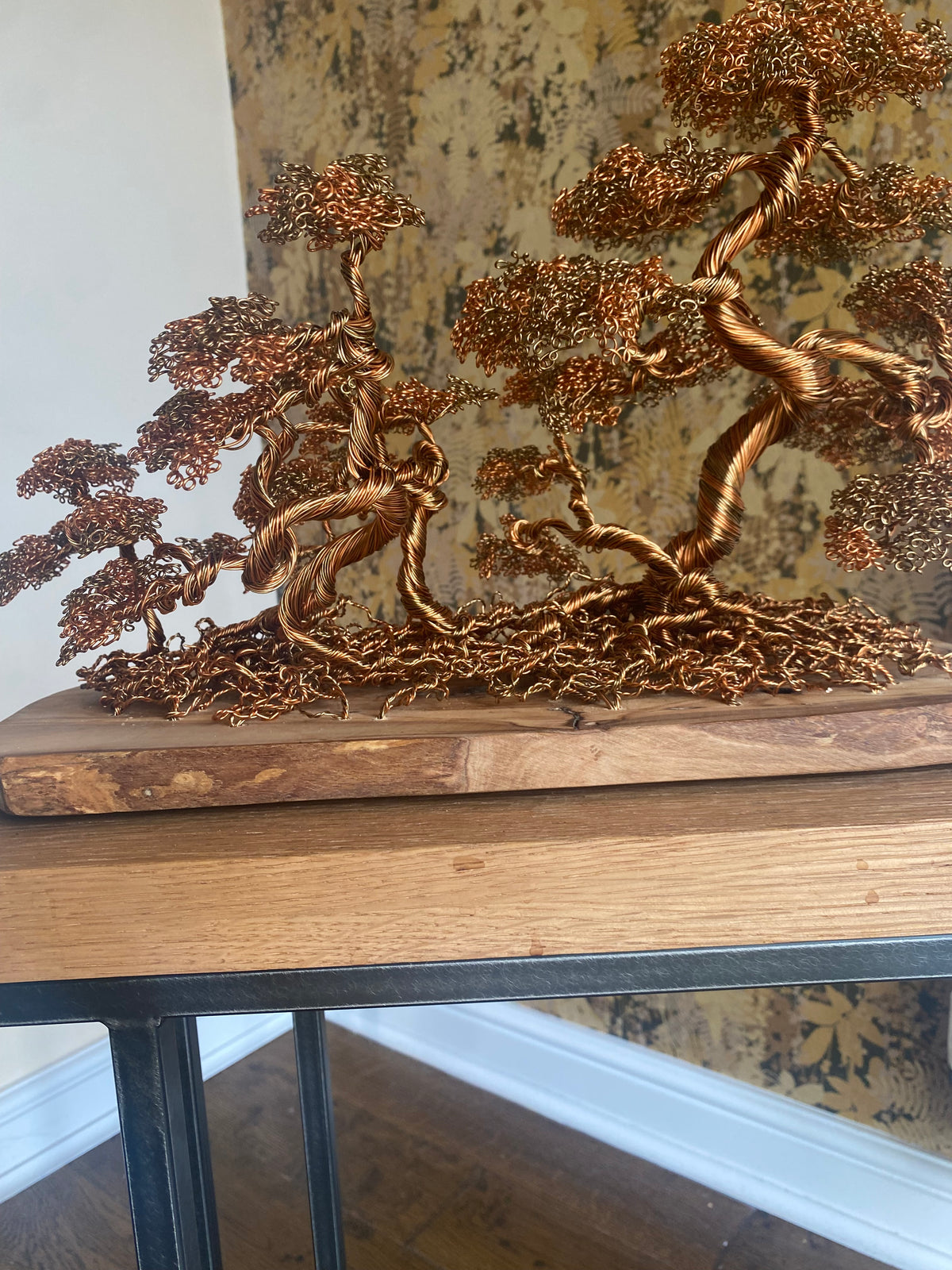 Autumn Themed Copper Sculpture
