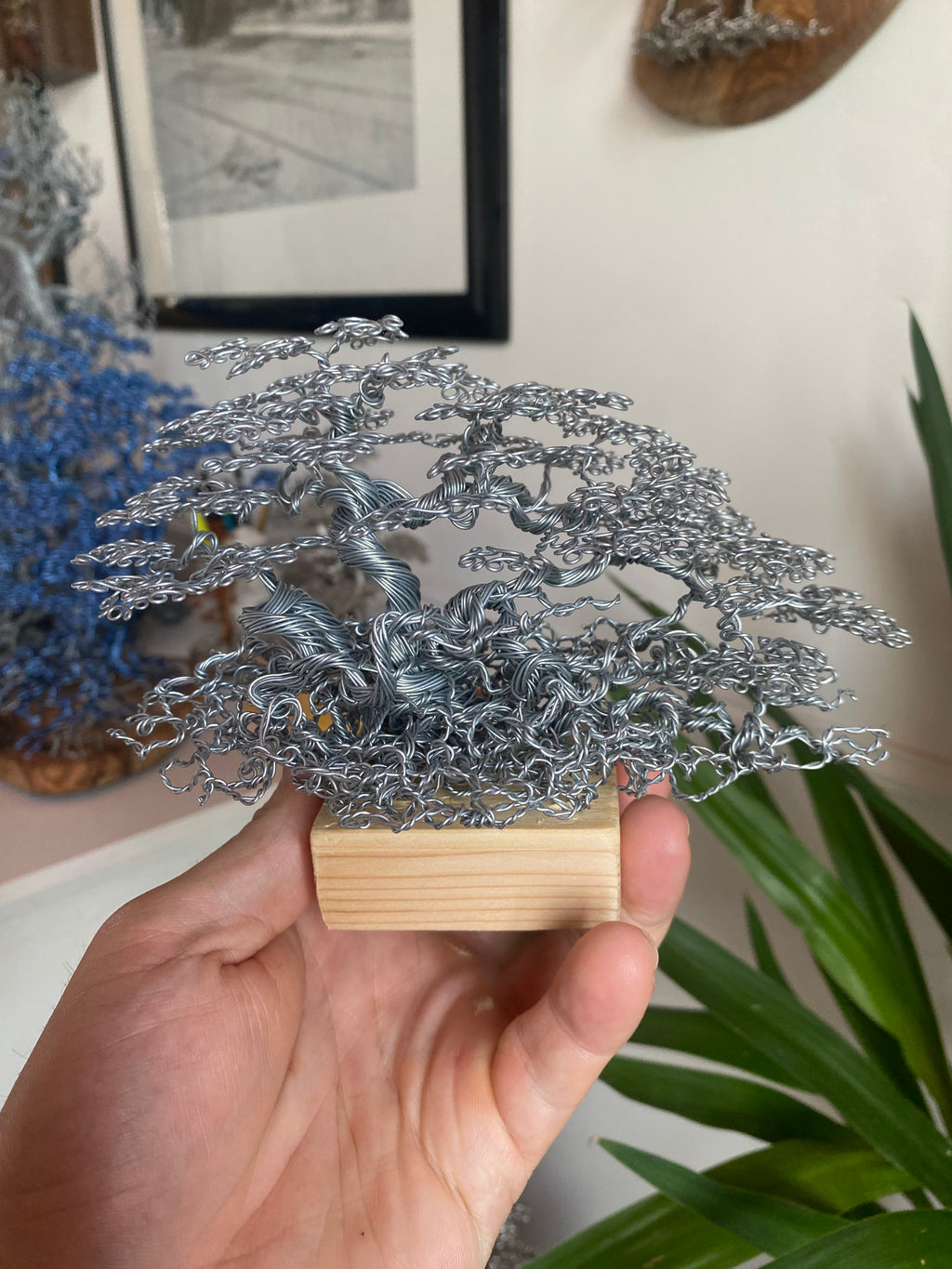 Raft Style Steel Bonsai Sculpture