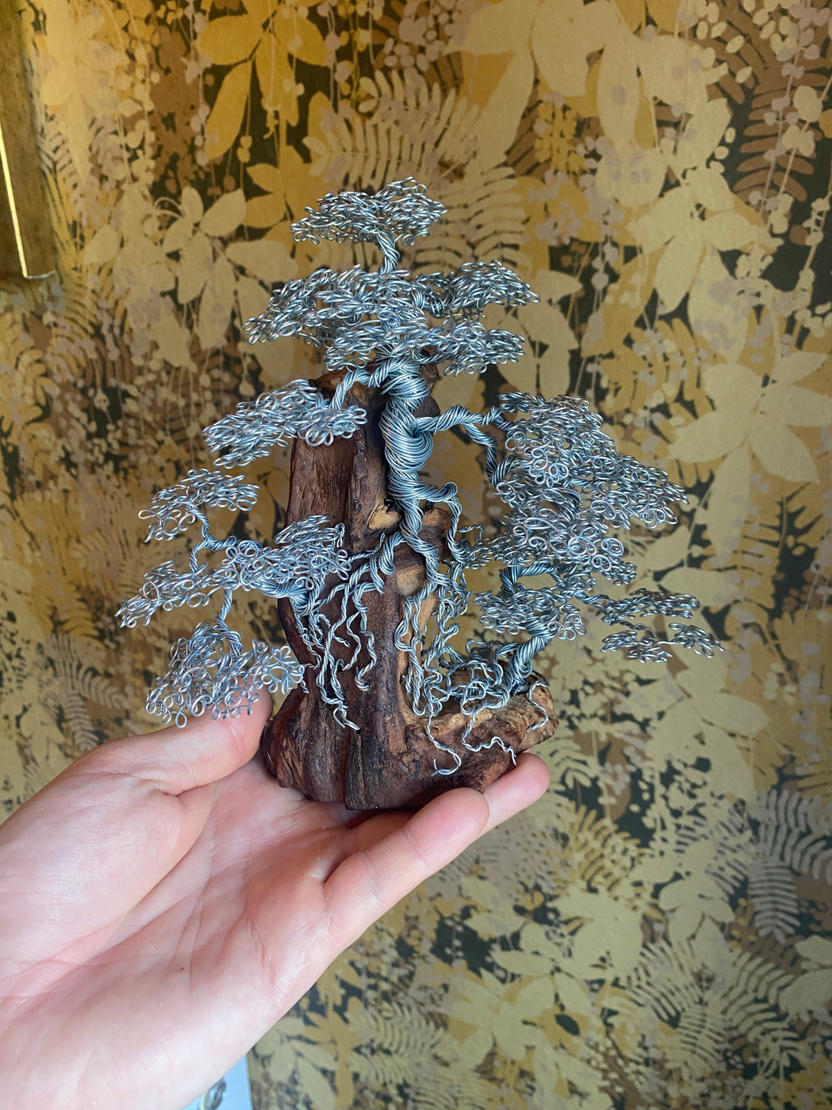 Multi Bonsai Sculpture (steel wire)