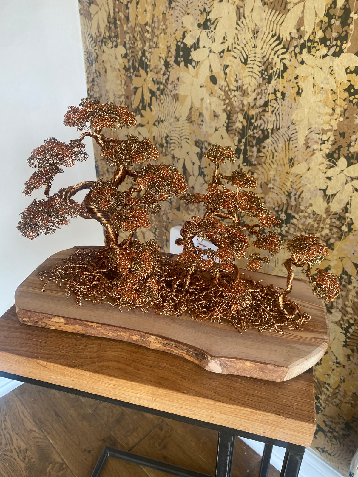 Autumn Themed Copper Sculpture