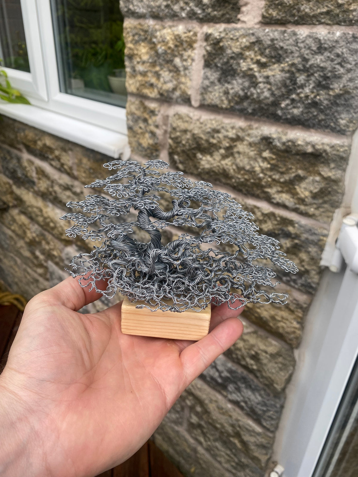 Raft Style Steel Bonsai Sculpture