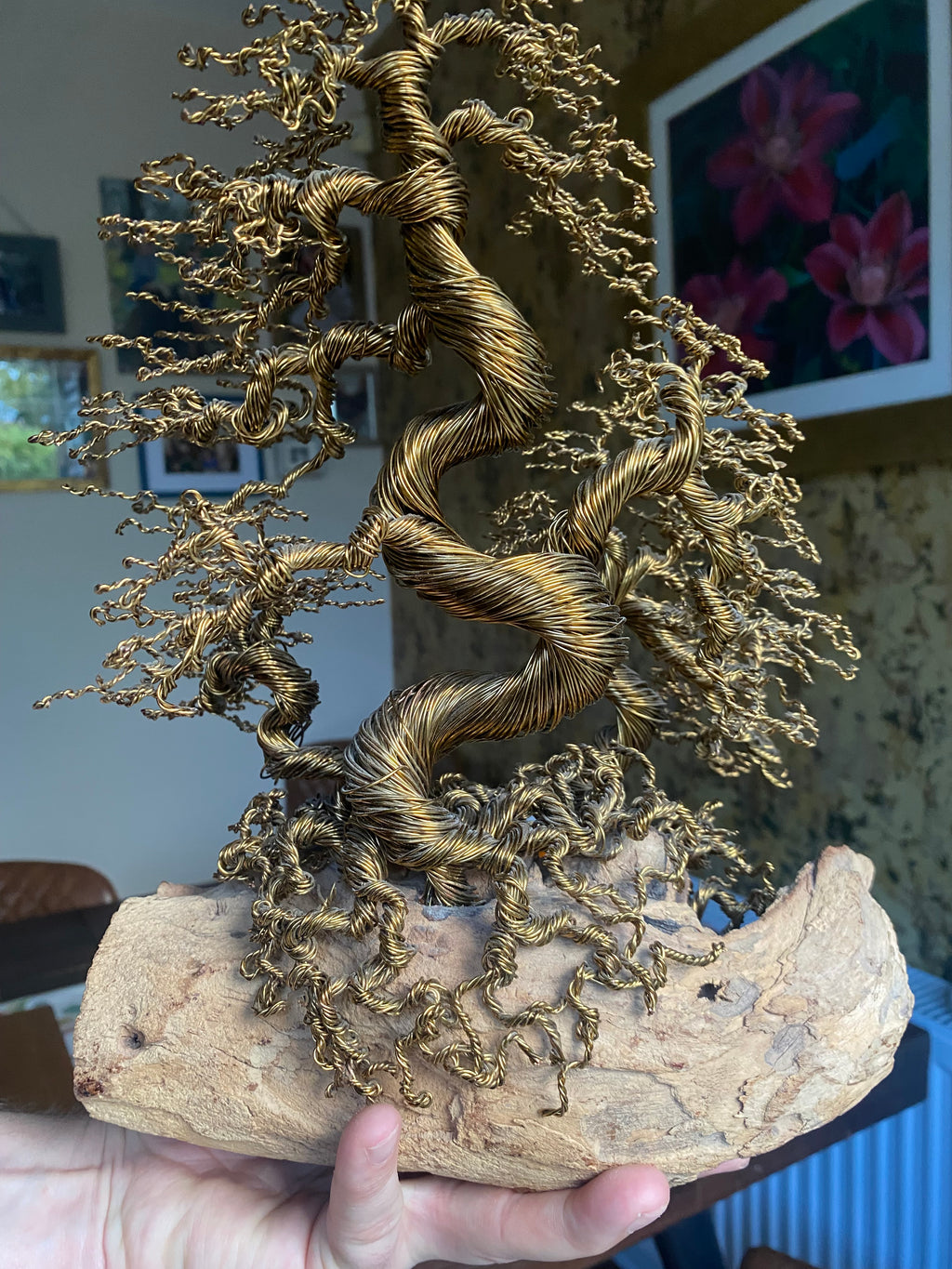 Upright/ InformalBonsai Sculpture (Bronze Color)