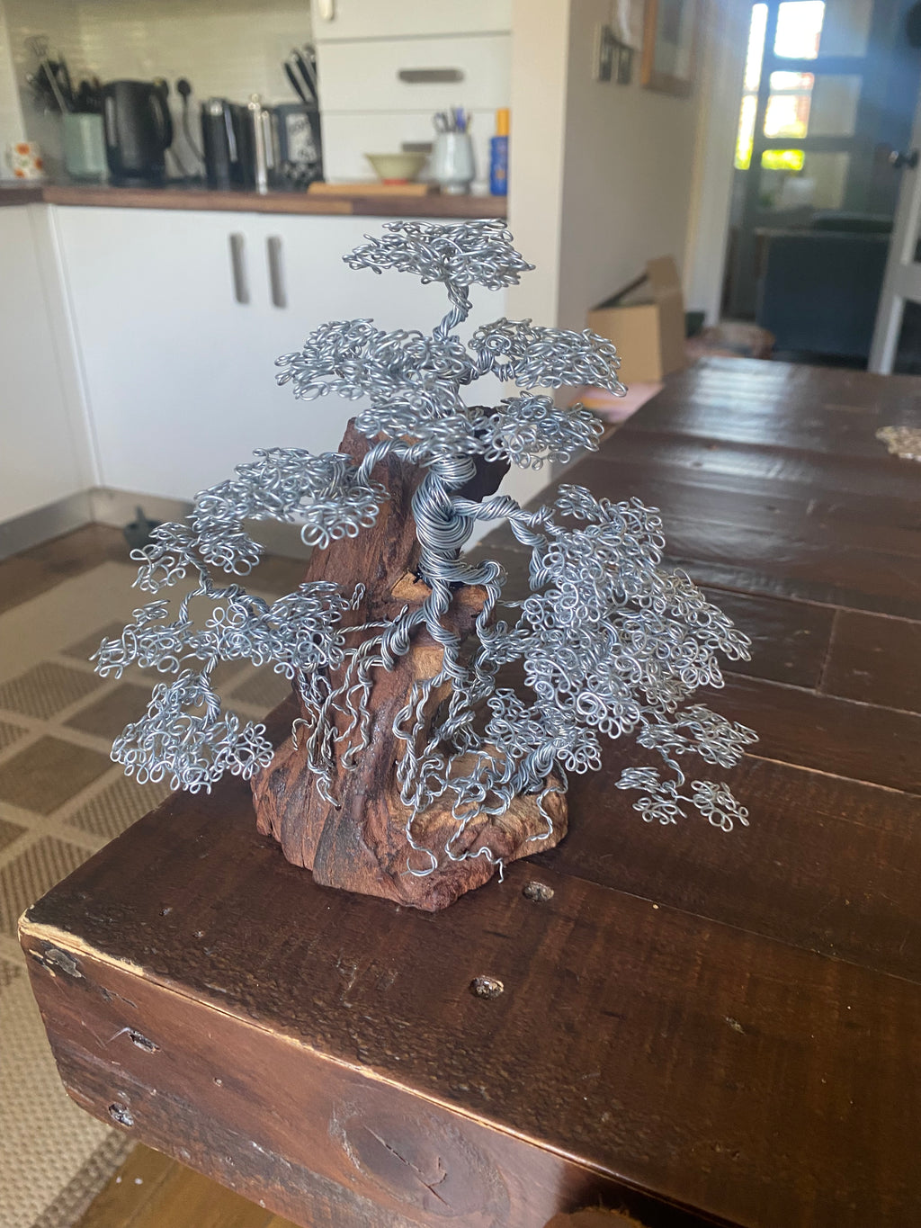 Multi Bonsai Sculpture (steel wire)