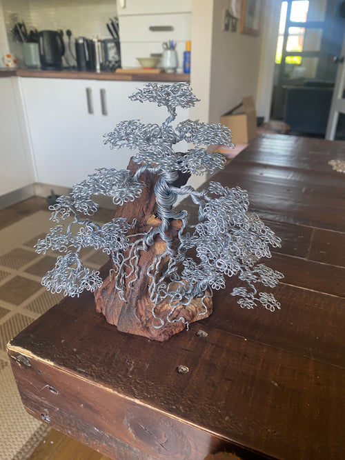 Multi Bonsai Sculpture (steel wire)