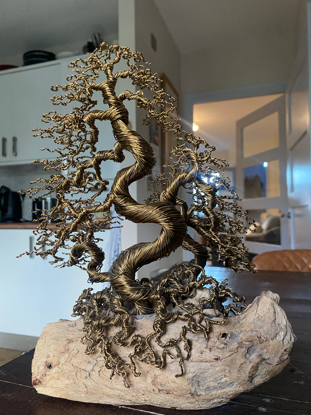 Upright/ InformalBonsai Sculpture (Bronze Color)