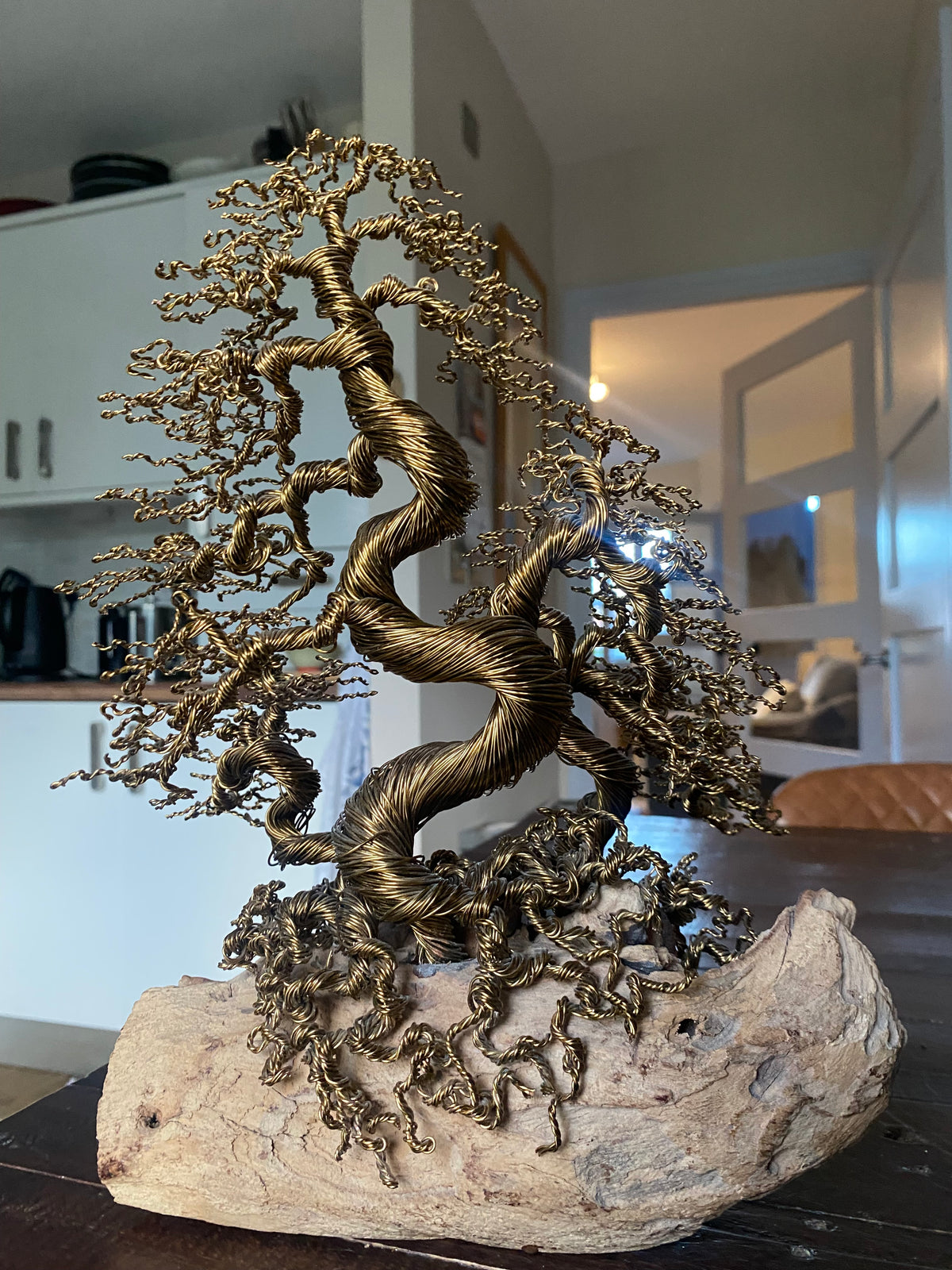 Upright/ InformalBonsai Sculpture (Bronze Color)