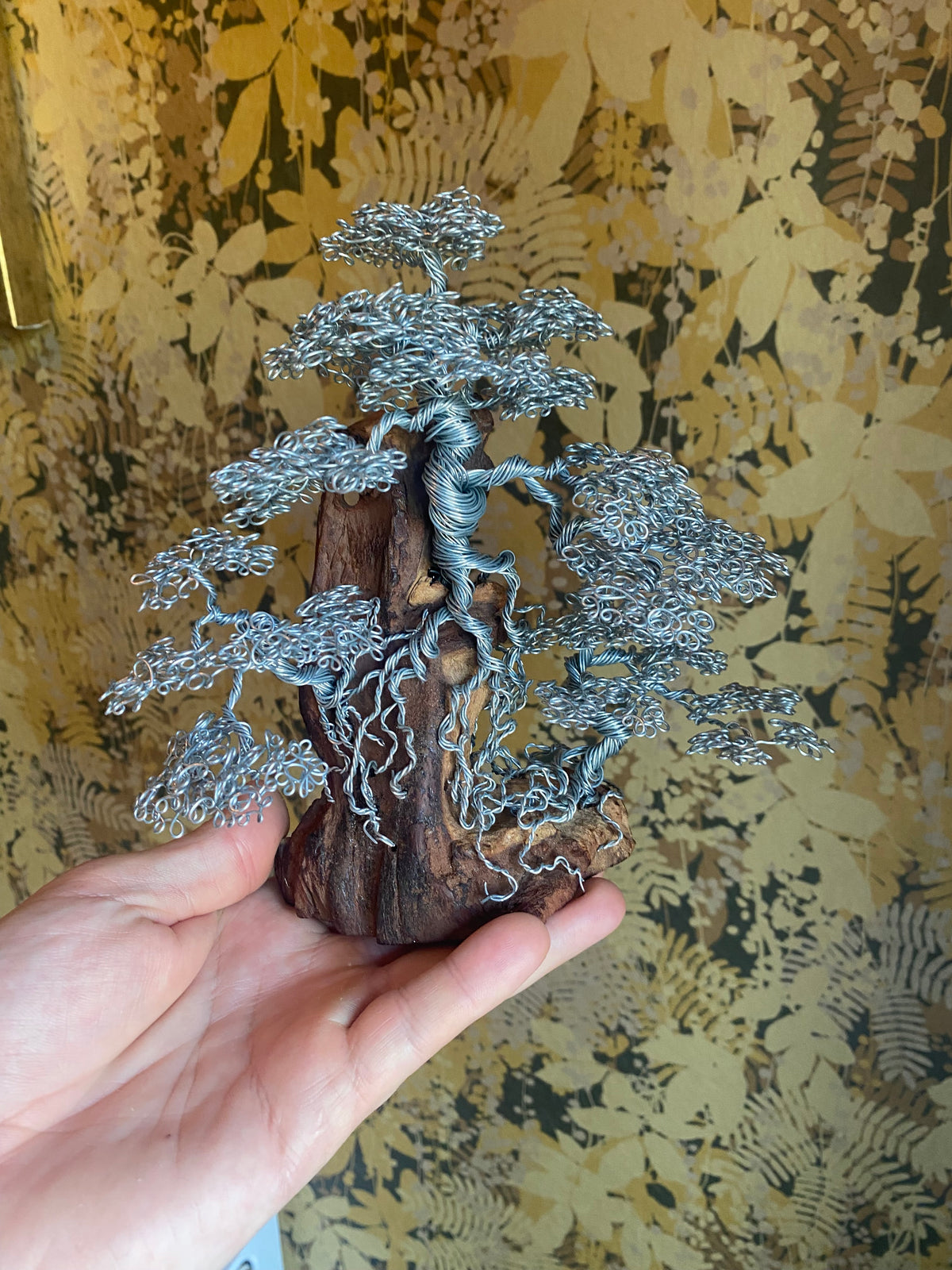 Multi Bonsai Sculpture (steel wire)
