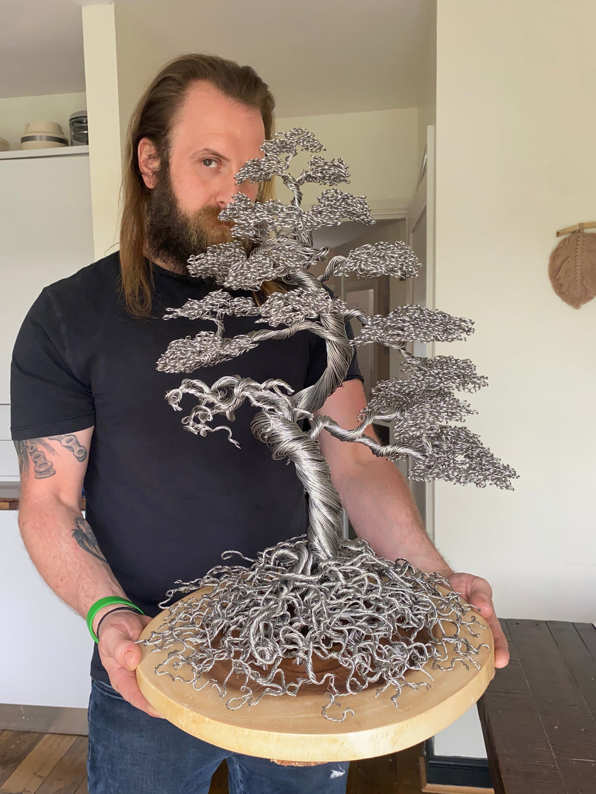 Large Stainless Steel Bonsai Sculpture