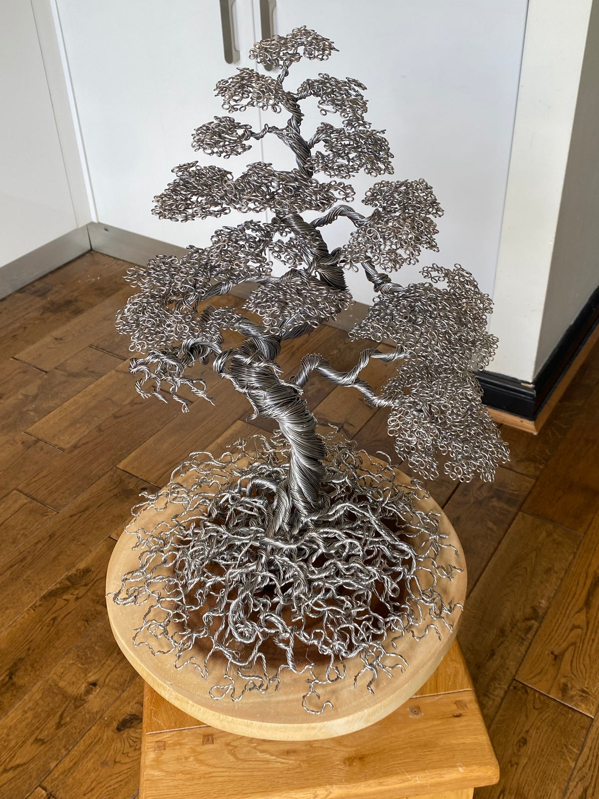 Large Stainless Steel Bonsai Sculpture