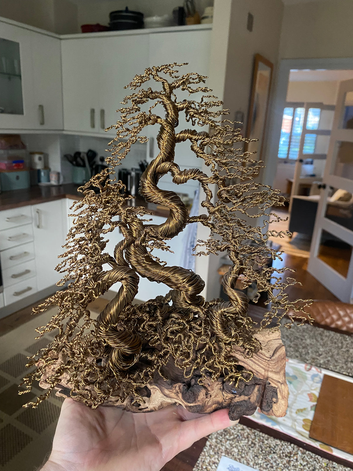 Upright/ InformalBonsai Sculpture (Bronze Color)