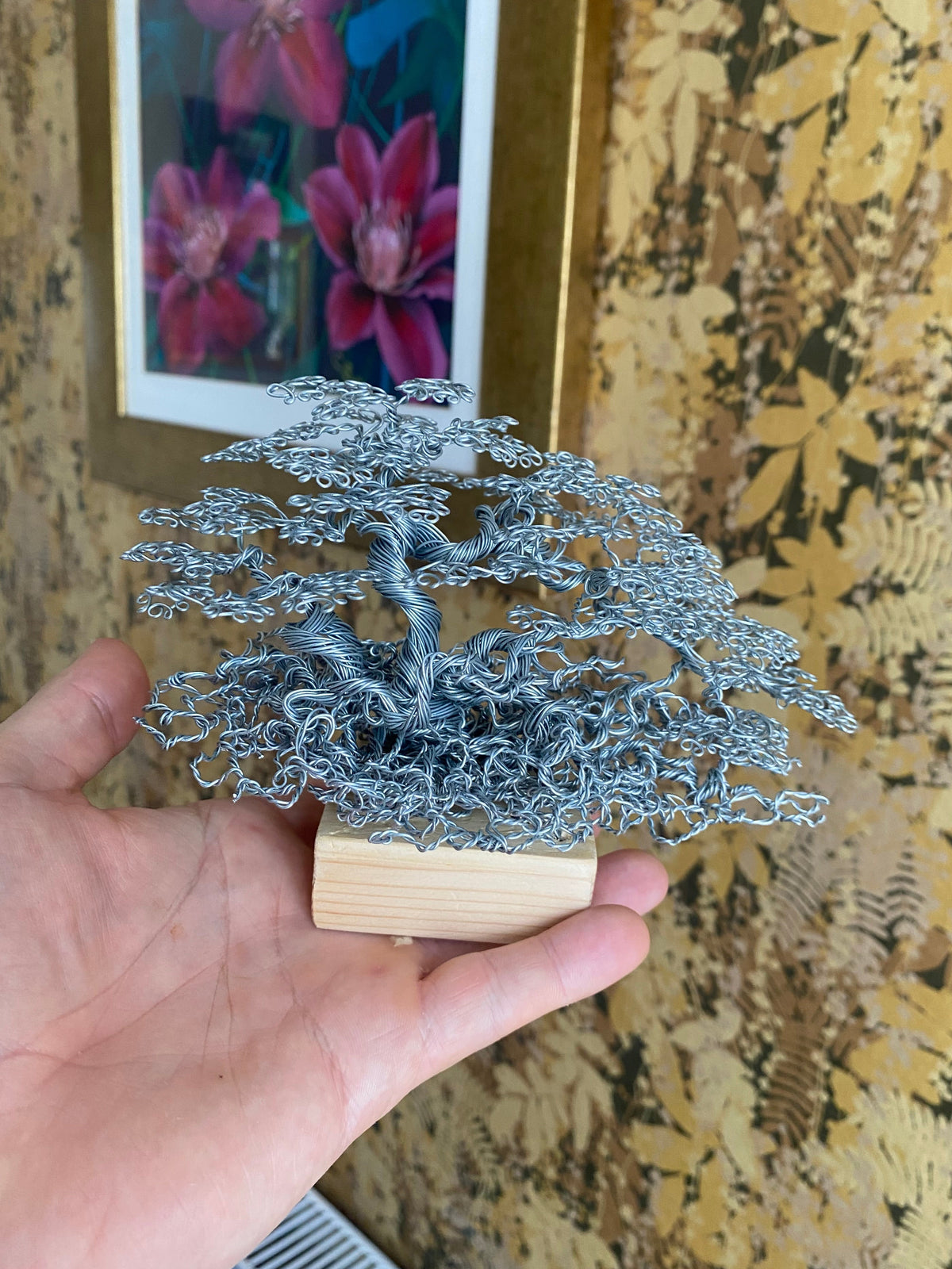 Raft Style Steel Bonsai Sculpture