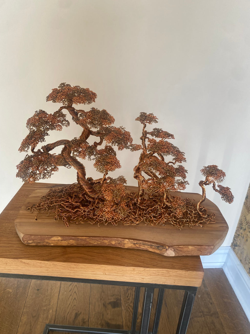 Autumn Themed Copper Sculpture