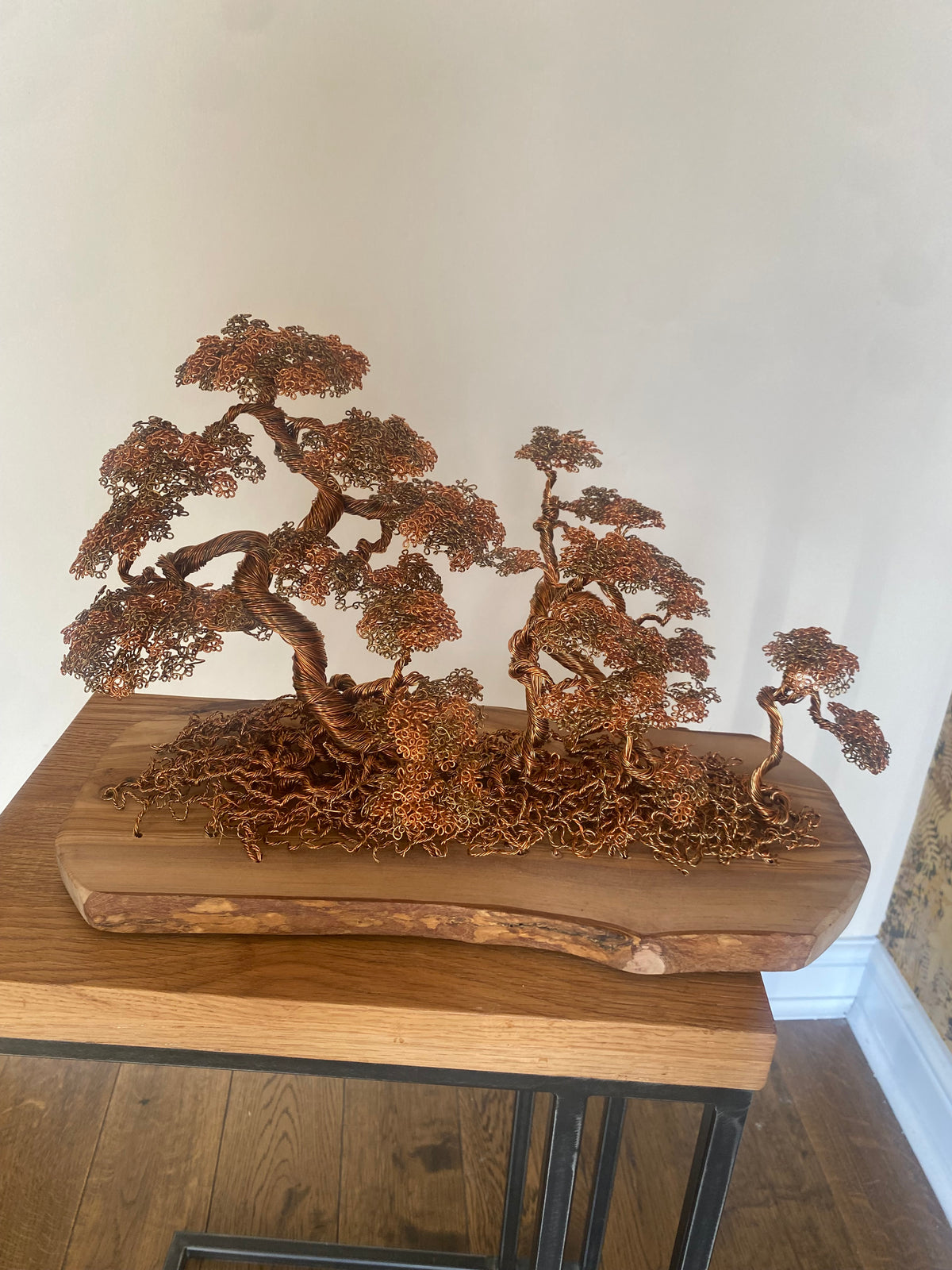 Autumn Themed Copper Sculpture