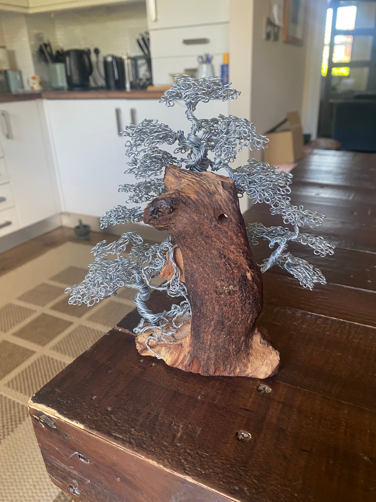 Multi Bonsai Sculpture (steel wire)
