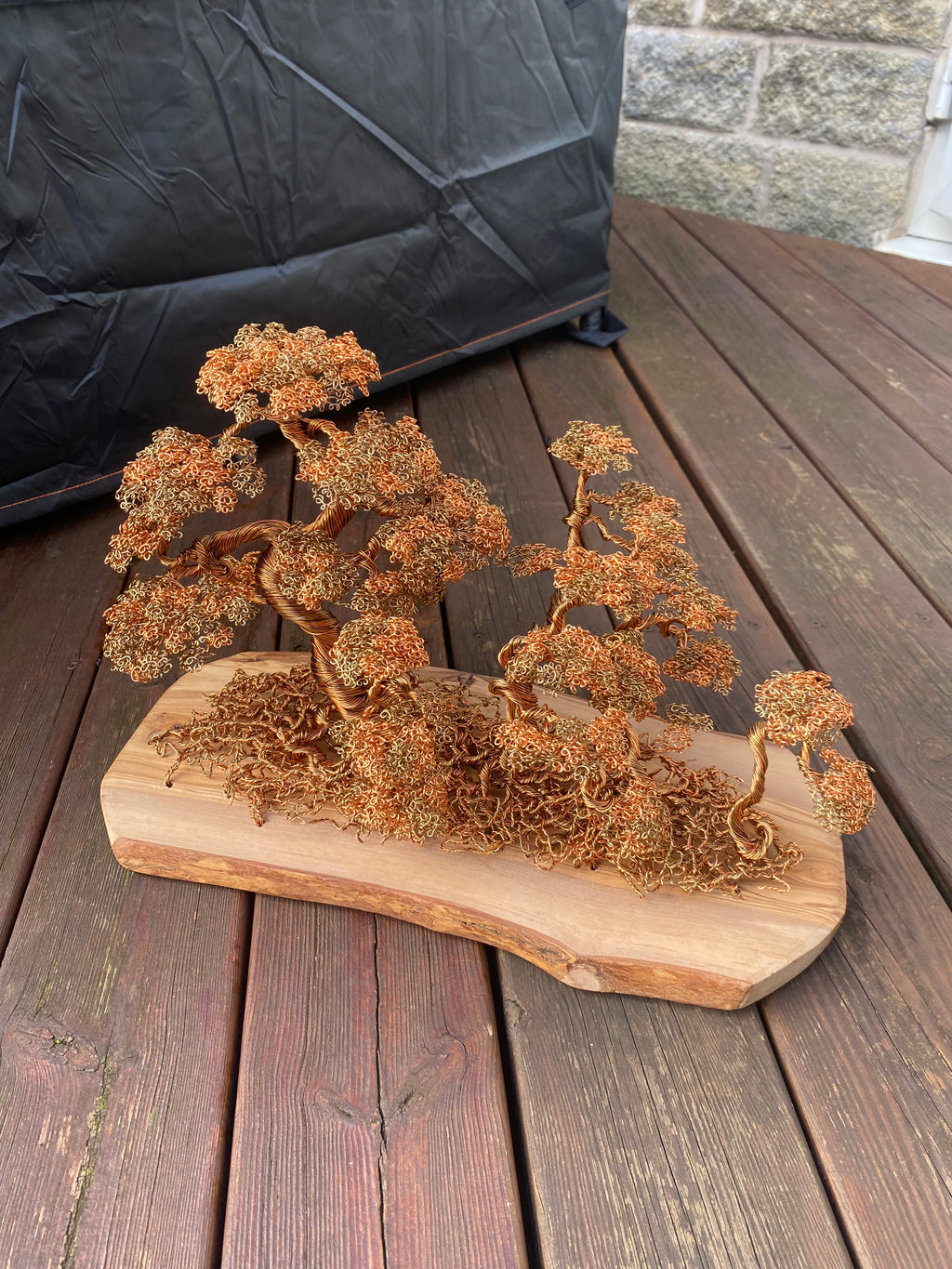 Autumn Themed Copper Sculpture