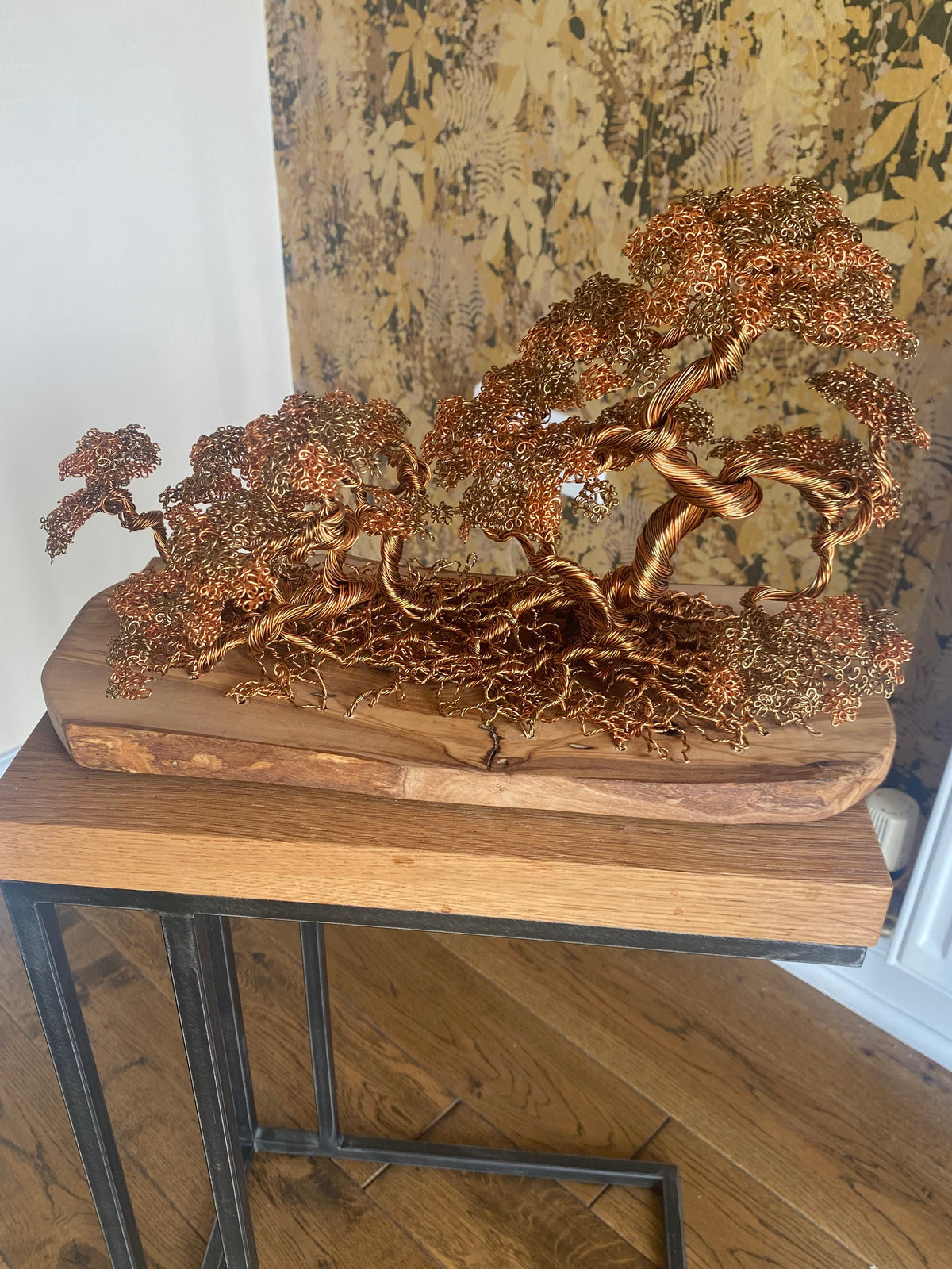 Autumn Themed Copper Sculpture