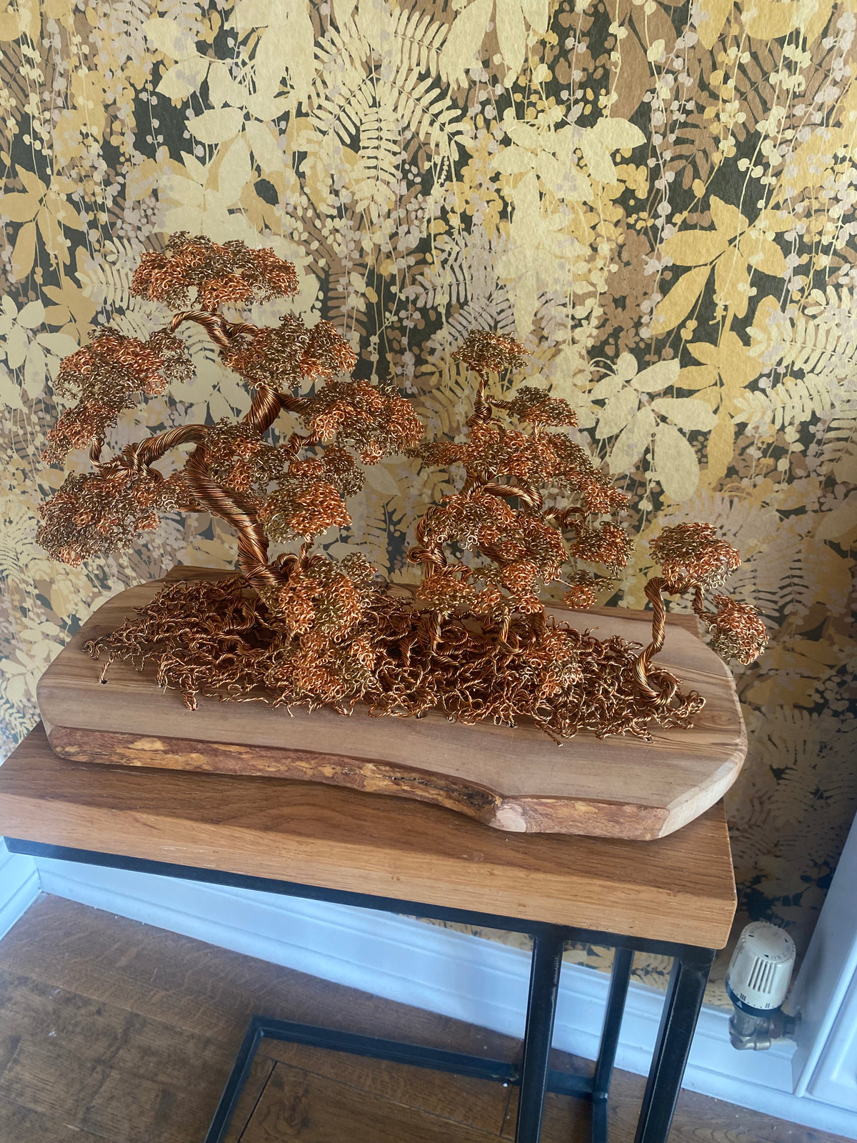 Autumn Themed Copper Sculpture