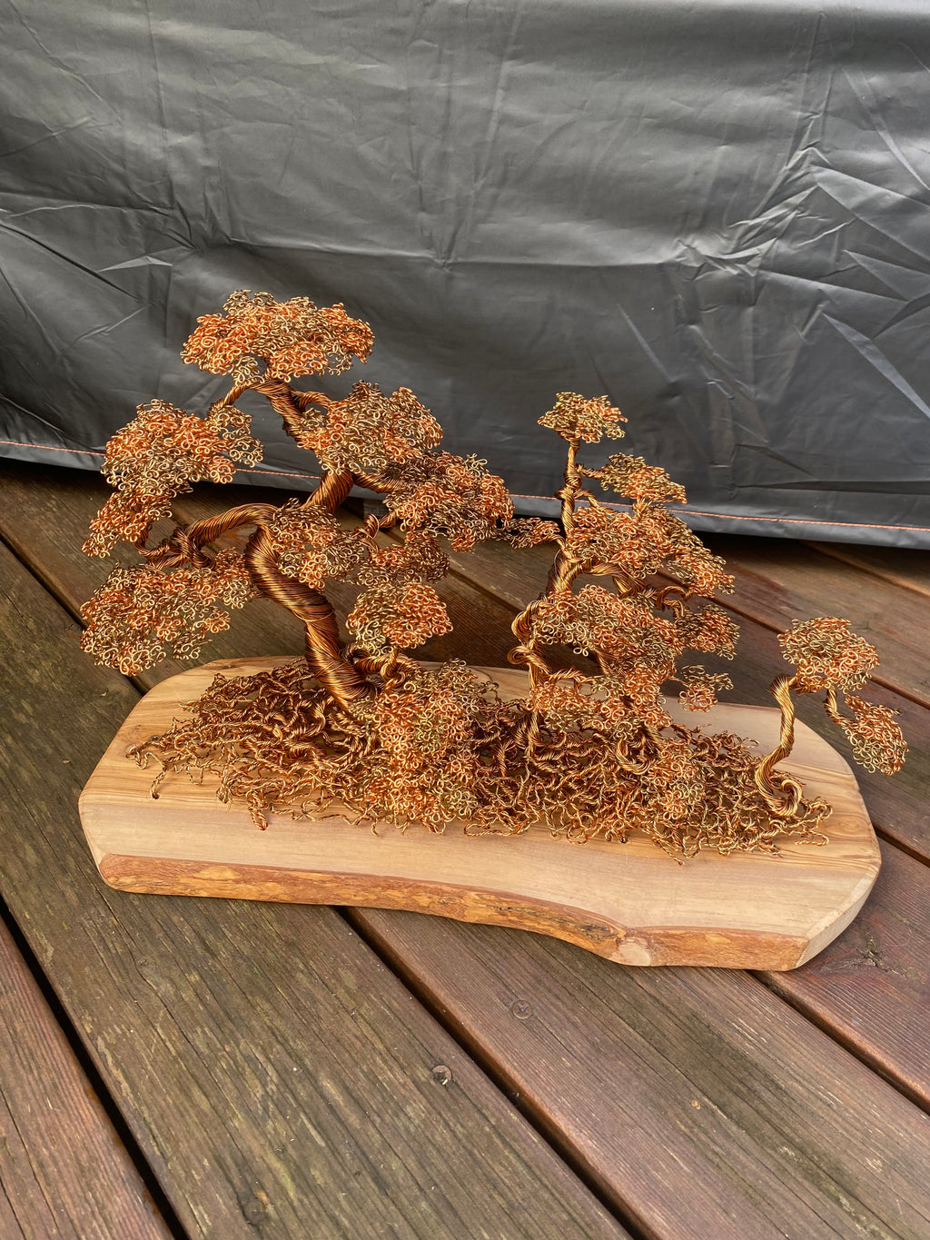 Autumn Themed Copper Sculpture