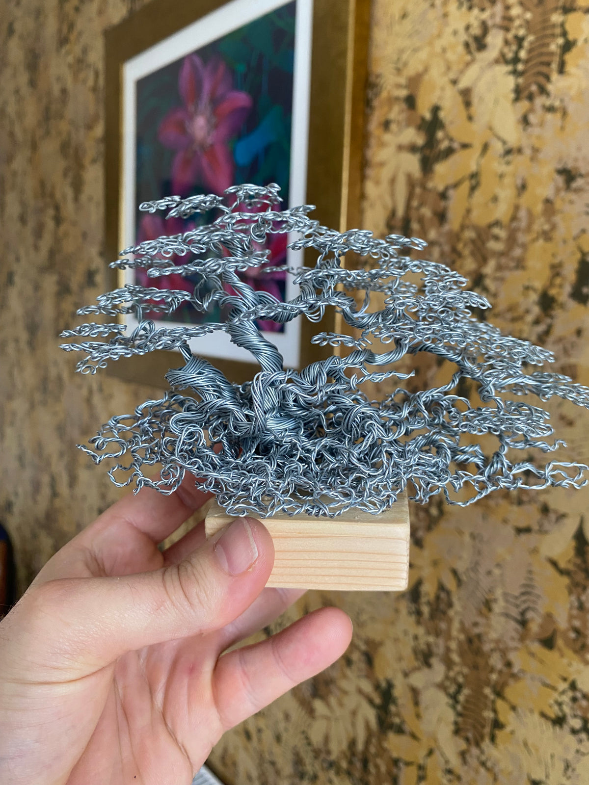 Raft Style Steel Bonsai Sculpture